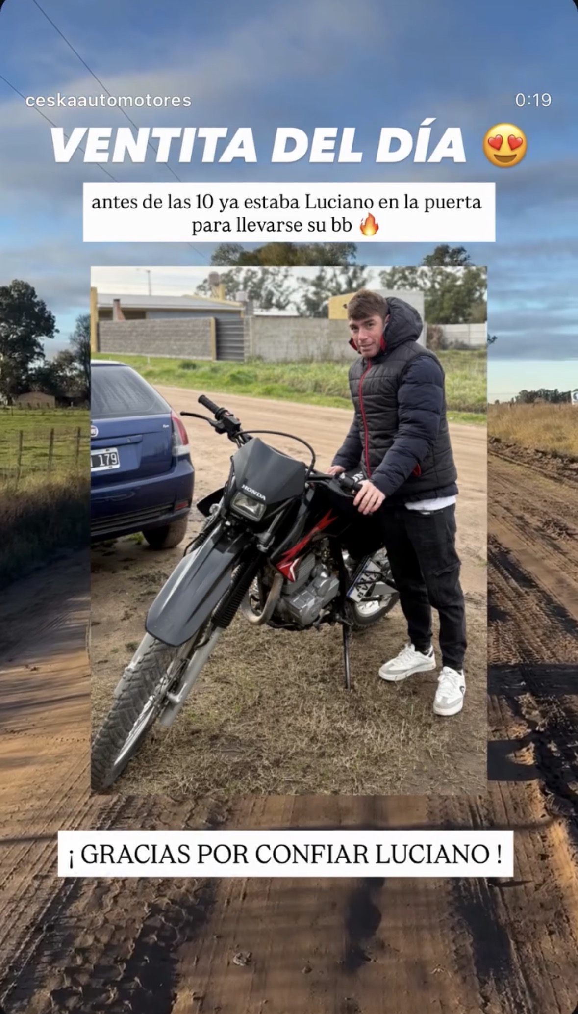 Vehículo entregado por Ceska Automotores